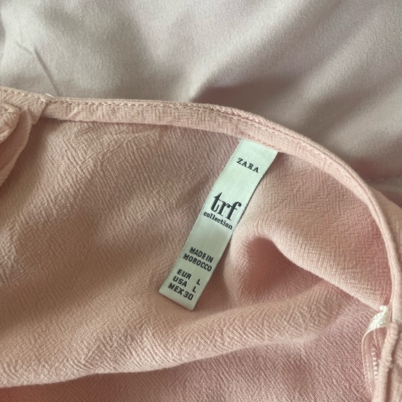 Zara peach peplum blouse - Picture 2 of 3